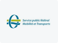 Logo SPF Mobilité et transport.